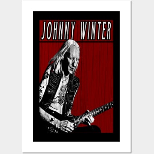 Retro Vintage Johnny Winter Posters and Art